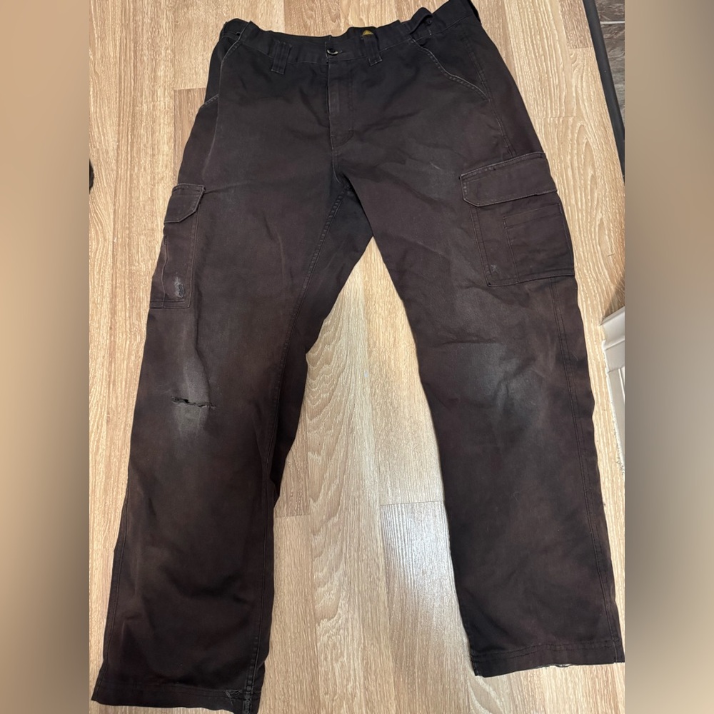 Men's Dark Brown Cargo Pants